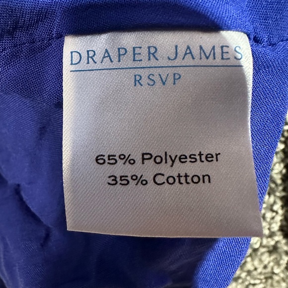 NWOT DRAPER JAMES RSVP Button Front Shirt Dress Size Medium - Picture 6 of 6